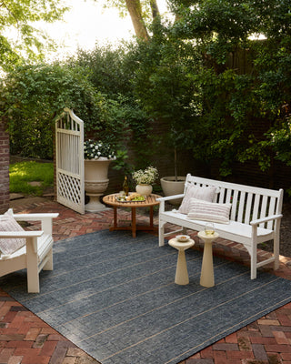 Loloi II Birch BIR-02 Sky / Wheat Area Rug Lifestyle Image Feature