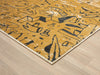 Kalaty Bklnwrks BK1270 Gold Area Rug Corner Image