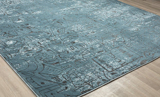 Kalaty Bklnwrks BK1272 Blue Area Rug Pile Image