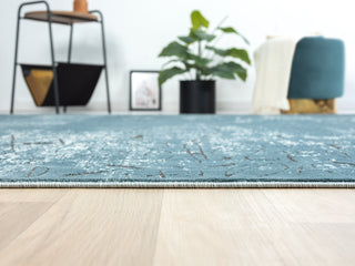 Kalaty Bklnwrks BK1272 Blue Area Rug Lifestyle Image Feature