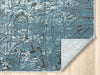 Kalaty Bklnwrks BK1272 Blue Area Rug Closeup Image