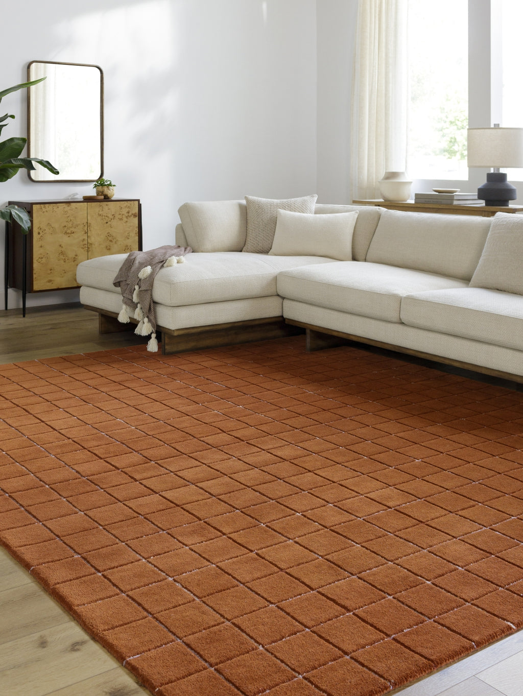 LIVABLISS Brook BKO-2344 Rust Area Rug – Incredible Rugs and Decor