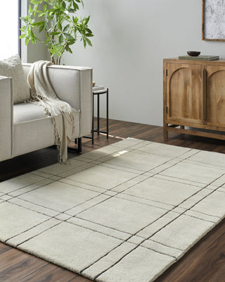 LIVABLISS Brook BKO-2356 Beige Area Rug Room Scene Feature