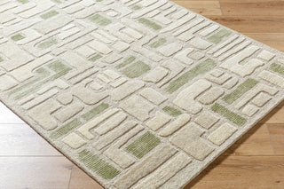 Livabliss Brook BKO-2361 Sage Area Rug Corner Shot