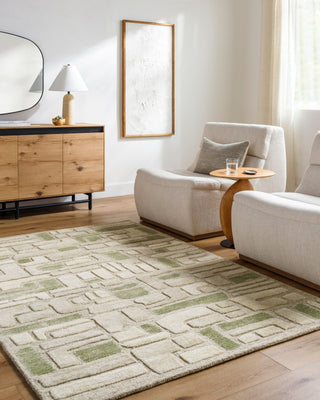 Livabliss Brook BKO-2361 Sage Area Rug Room Scene