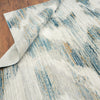 N Natori BLISS BL-117 Ikat Blue/Grey Area Rug Lifestyle Image Feature