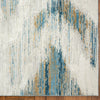 N Natori BLISS BL-117 Ikat Blue/Grey Area Rug