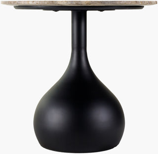 Surya Bolb BLB-001 Cream / Black Furniture Angle