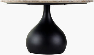 Surya Bolb BLB-002 Cream / Black Furniture Angle