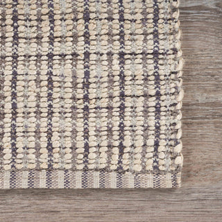 LR Home Bleached Naturals Coffee Jute Bleach / Brown Area Rug Angle Image