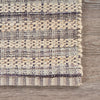 LR Home Bleached Naturals Mocha Oasis Jute Bleach / Brown Area Rug Angle Image