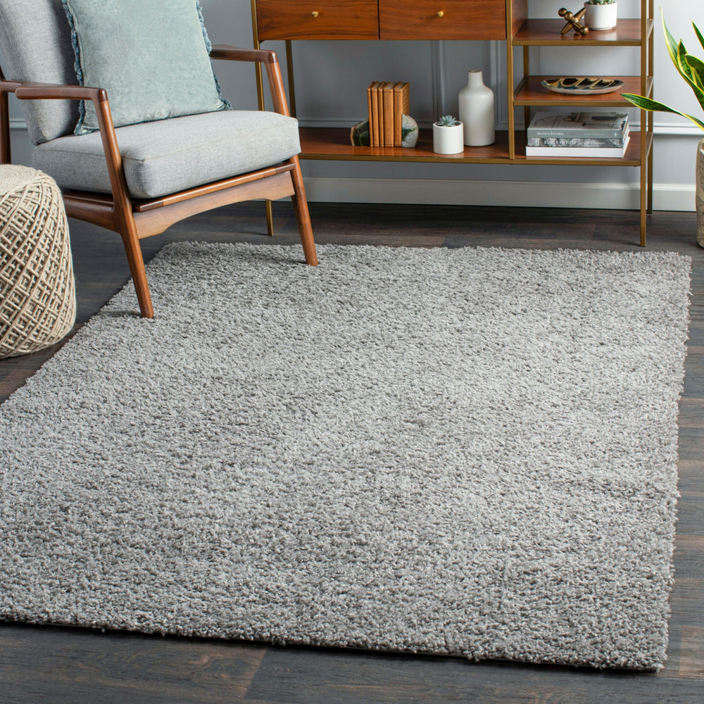 Livabliss Bliss Shag BLI-2317 Gray Area Rug Room Scene Feature