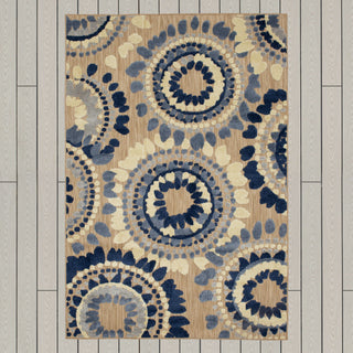 Karastan Cabana Bliss Bay Blue Area Rug