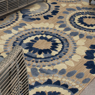 Karastan Cabana Bliss Bay Blue Area Rug