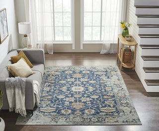 Ancient Boundaries Eden EDE-1375 Blue Area Rug Lifestyle Image Feature