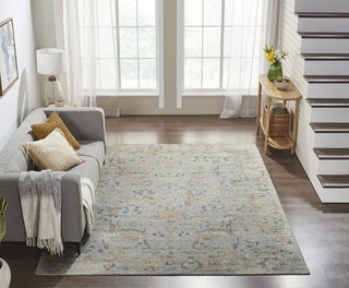 Ancient Boundaries Eden EDE-1378 Blue Area Rug Lifestyle Image Feature