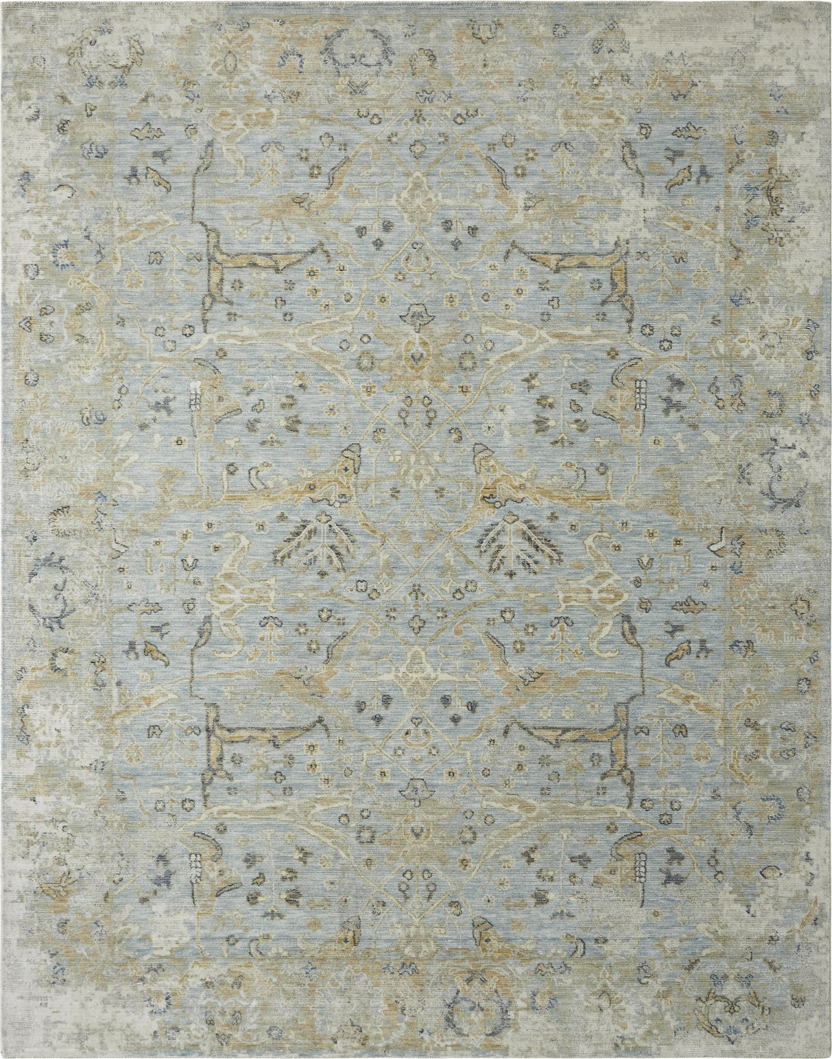 Ancient Boundaries Eden EDE-1378 Blue Area Rug main image