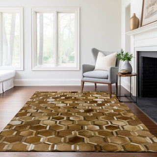 Dalyn Bozeman BM1 Brown Machine Washable Area Rug Lifestyle Image Feature