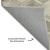 Dalyn Bozeman BM1 Gray Machine Washable Area Rug Backing Image
