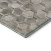 Dalyn Bozeman BM1 Gray Machine Washable Area Rug Corner Image