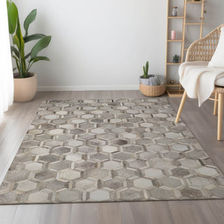 Dalyn Bozeman BM1 Gray Machine Washable Area Rug Lifestyle Image Feature