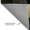 Dalyn Bozeman BM10 Black Machine Washable Area Rug Backing Image