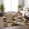 Dalyn Bozeman BM10 Brown Machine Washable Area Rug Lifestyle Image Feature