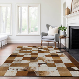 Dalyn Bozeman BM10 Brown Machine Washable Area Rug Lifestyle Image Feature