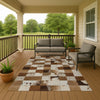 Dalyn Bozeman BM10 Brown Machine Washable Area Rug Outdoor Lifestyle Image Feature