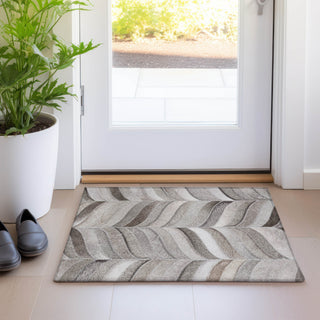 Dalyn Bozeman BM11 Gray Machine Washable Area Rug Scatter Lifestyle Image Feature