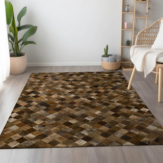 Dalyn Bozeman BM2 Brown Machine Washable Area Rug Lifestyle Image Feature