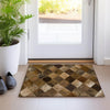 Dalyn Bozeman BM2 Brown Machine Washable Area Rug Scatter Lifestyle Image Feature