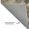 Dalyn Bozeman BM2 Gray Machine Washable Area Rug Backing Image