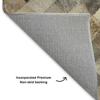Dalyn Bozeman BM2 Gray Machine Washable Area Rug Backing Image