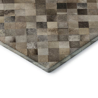 Dalyn Bozeman BM2 Gray Machine Washable Area Rug Corner Image