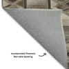 Dalyn Bozeman BM4 Gray Machine Washable Area Rug Backing Image