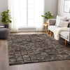Dalyn Bozeman BM4 Gray Machine Washable Area Rug Lifestyle Image Feature