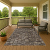 Dalyn Bozeman BM4 Gray Machine Washable Area Rug Outdoor Lifestyle Image Feature