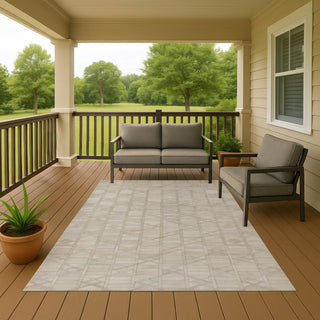 Dalyn Bozeman BM4 Linen Machine Washable Area Rug Outdoor Lifestyle Image Feature