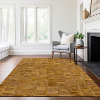 Dalyn Bozeman BM4 Rust Machine Washable Area Rug Lifestyle Image Feature