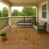 Dalyn Bozeman BM4 Rust Machine Washable Area Rug Outdoor Lifestyle Image Feature