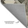 Dalyn Bozeman BM5 Gray Machine Washable Area Rug Backing Image
