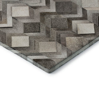 Dalyn Bozeman BM5 Gray Machine Washable Area Rug Corner Image