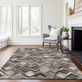 Dalyn Bozeman BM5 Gray Machine Washable Area Rug Lifestyle Image Feature