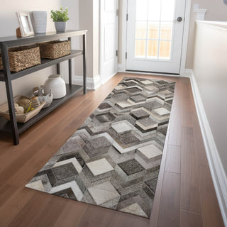 Dalyn Bozeman BM5 Gray Machine Washable Area Rug Runner Lifestyle Image Feature