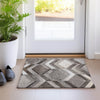 Dalyn Bozeman BM5 Gray Machine Washable Area Rug Scatter Lifestyle Image Feature