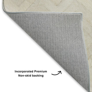 Dalyn Bozeman BM5 Linen Machine Washable Area Rug Backing Image