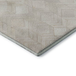Dalyn Bozeman BM5 Linen Machine Washable Area Rug Corner Image