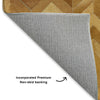 Dalyn Bozeman BM5 Rust Machine Washable Area Rug Backing Image