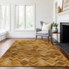 Dalyn Bozeman BM5 Rust Machine Washable Area Rug Lifestyle Image Feature